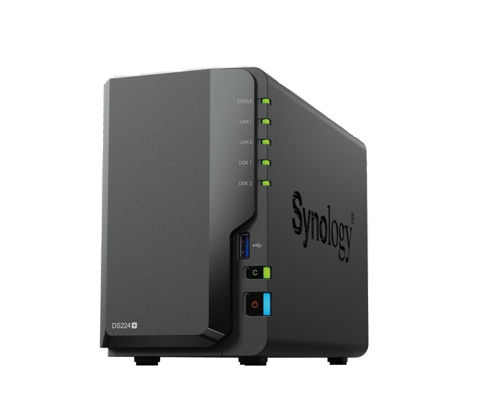 NAS Synology DS225+ 4TB - 2 Baies, Intel Celeron J4125, 2 Go RAM Extensible, Ports 2.5GbE Et 1GbE