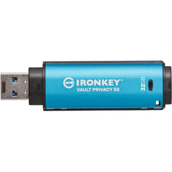 KINGSTON 32GB IRONKEY VAULT PRIVACY 50 AES256 Encrypted FIPS 197