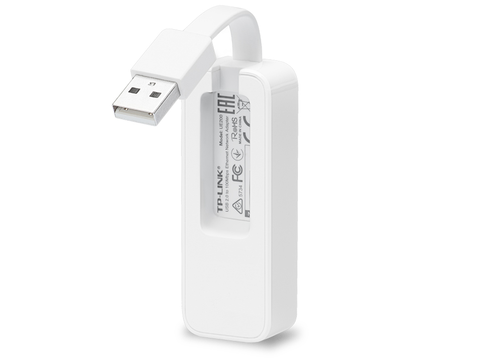 TP-Link UE200 USB 2.0 to 100Mbps Ethernet Network Adapter