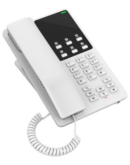 Grandstream GHP620W Hotel Phone, 2 Line IP Phone, 2 SIP Accounts, HD Audio, Built In Wi-Fi, White
