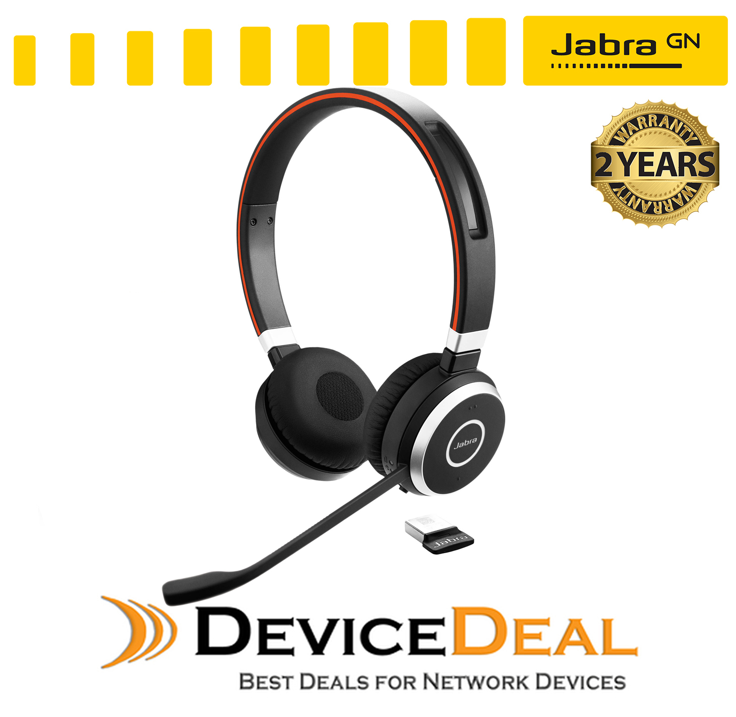 Jabra Evolve 65 Ms Duo Headset Jabra Evolve 65 UC Wireless