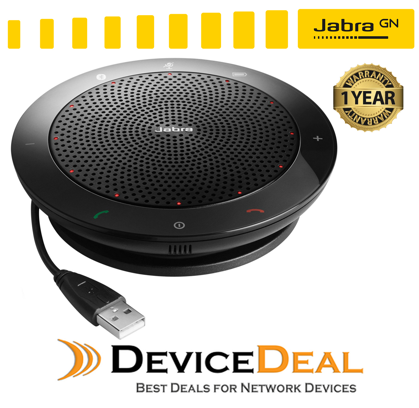Jabra SPEAK 510 Bluetooth Speaker USB Conferencing Speakerphone