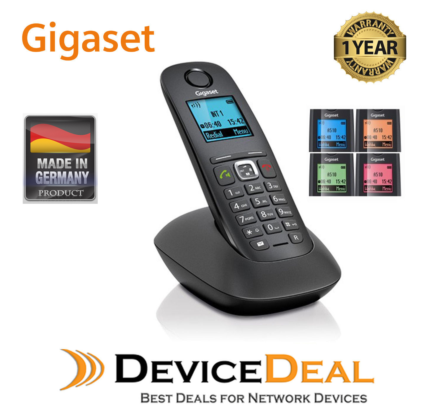 Siemens Gigaset A540 Cordless ECO Mode+ DECT Analog Phone