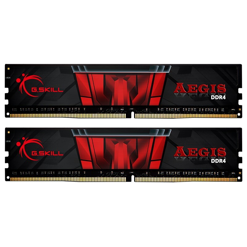 Aegis 32GB (2x 16GB) DDR4 3200MHz Memory F4-3200C16D-32GIS