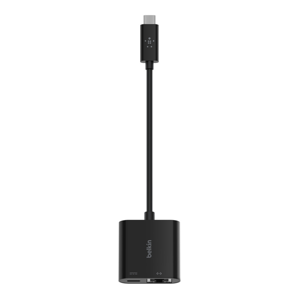 BELKIN ADAPTER USBC TO GIGABIT AND USBC PD, 60W PASS THRU
