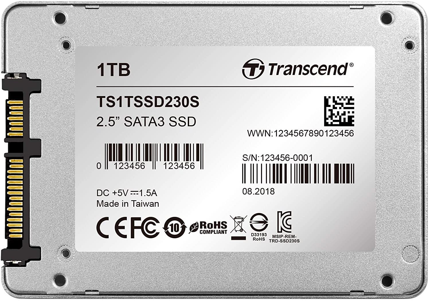 Transcend 1TB SSD SATA3 3D TLC WITH DRAM CAC DeviceDeal