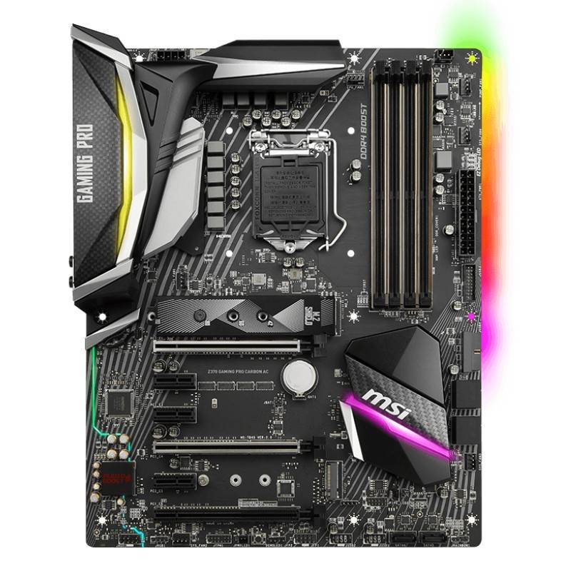 Msi Z370 Gaming Pro Carbon Ac Lga 1151 2 Atx Motherboard Msi Z370 Gaming Pro Carbon Ac Lga 1151 2 Atx Motherboard