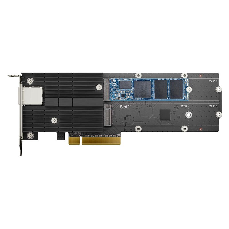 Synology E10M20-T1 M.2 NVMe ＆ 10GbE Combo Adapter Card