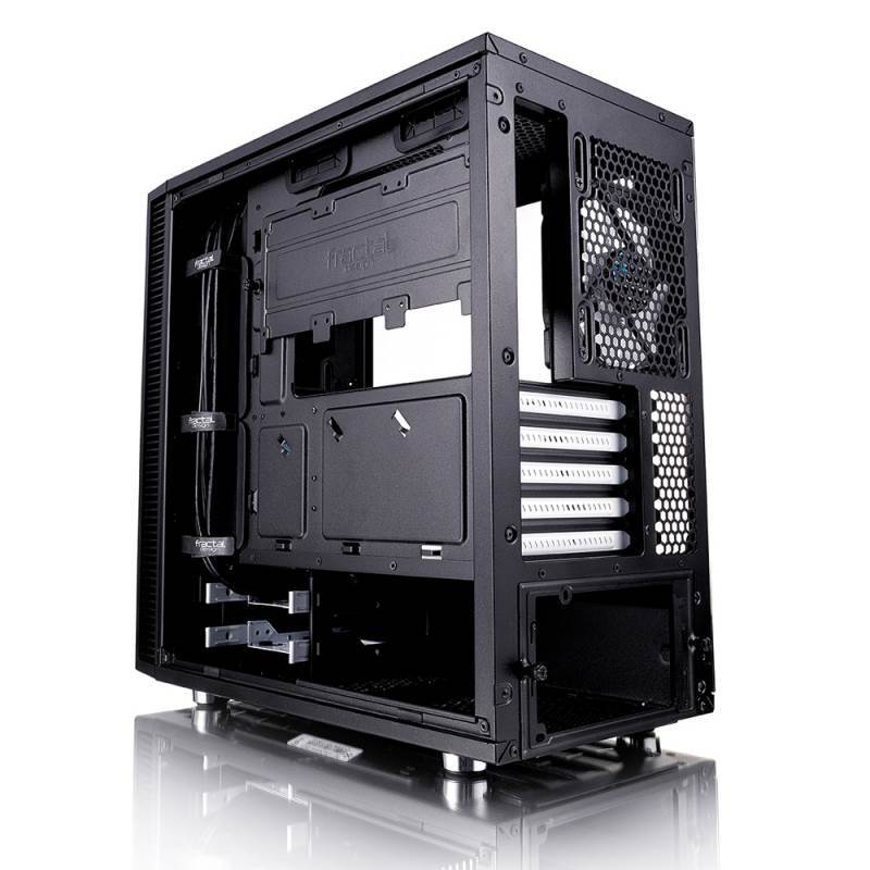 Fractal Design Define Mini C Tg Tempered Glass Mid Tower Micro Atx Case Fd Ca Def Mini C Bk Tg