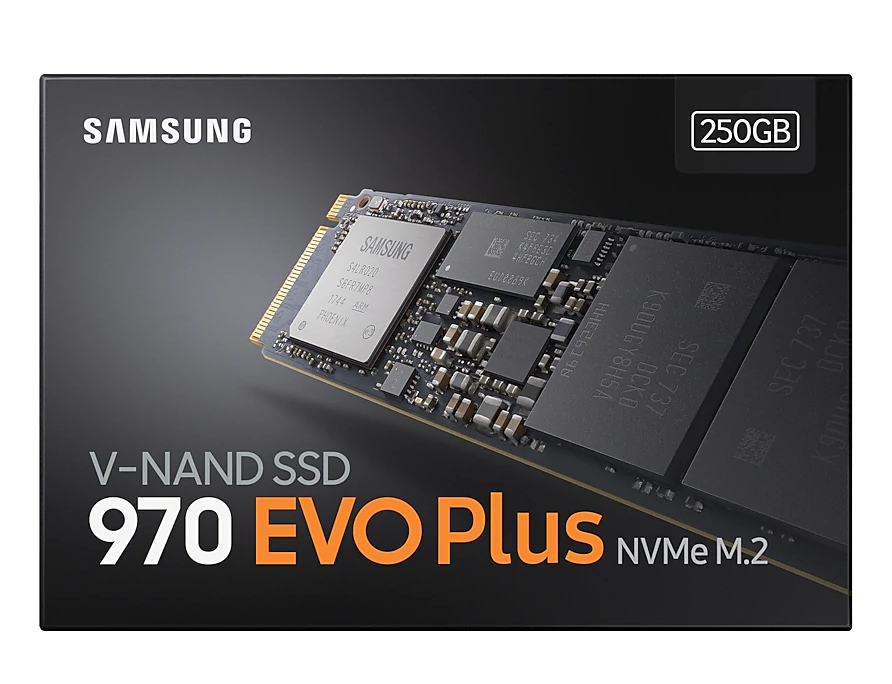 Samsung 970 EVO Plus 2280 NVMe 250GB SSD MZ-V7S250BW