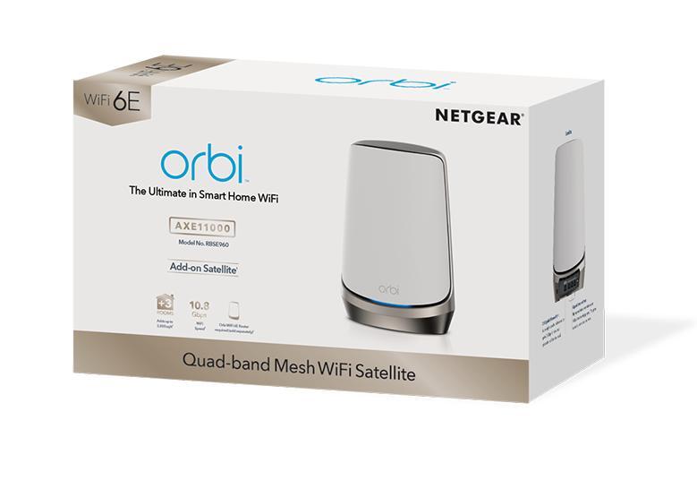 ☆NETGEAR Orbi WiFi6E AXE11000サテライト しょっぱ