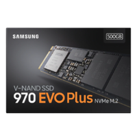 新品Samsung 970 EVO Plus 500GB SSD M.2 Samsung 970 EVO Plus 500GB NVMe M.2 Internal SSD (MZ-V7S500
