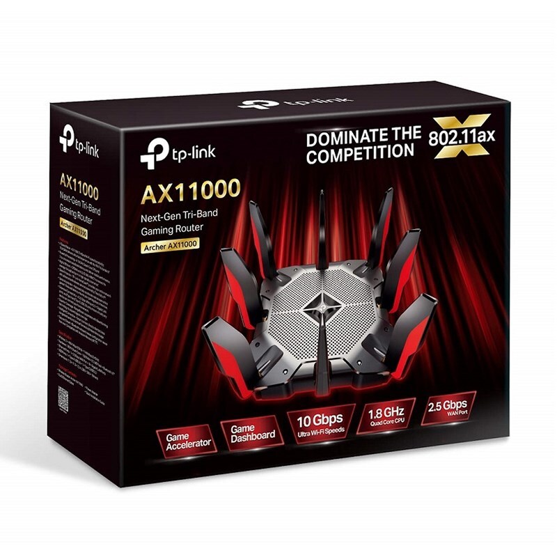 【新品】ARCHER AX11000 TP-Link 11ax　ルーター親機 Wi-Fi6対応 TP-Link史上最速ゲーミングルーター登場！「Archer
