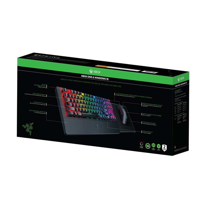Razer Turret Wireless Gaming Keyboard & Mouse Combo for Xbox One RZ8402820200B3W1