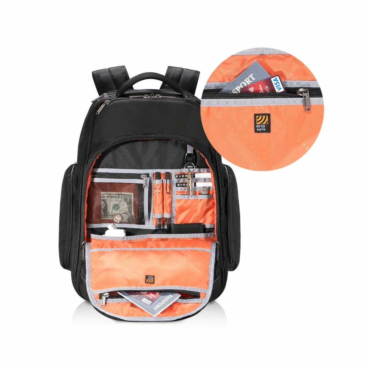 Atlas wheeled laptop clearance backpack