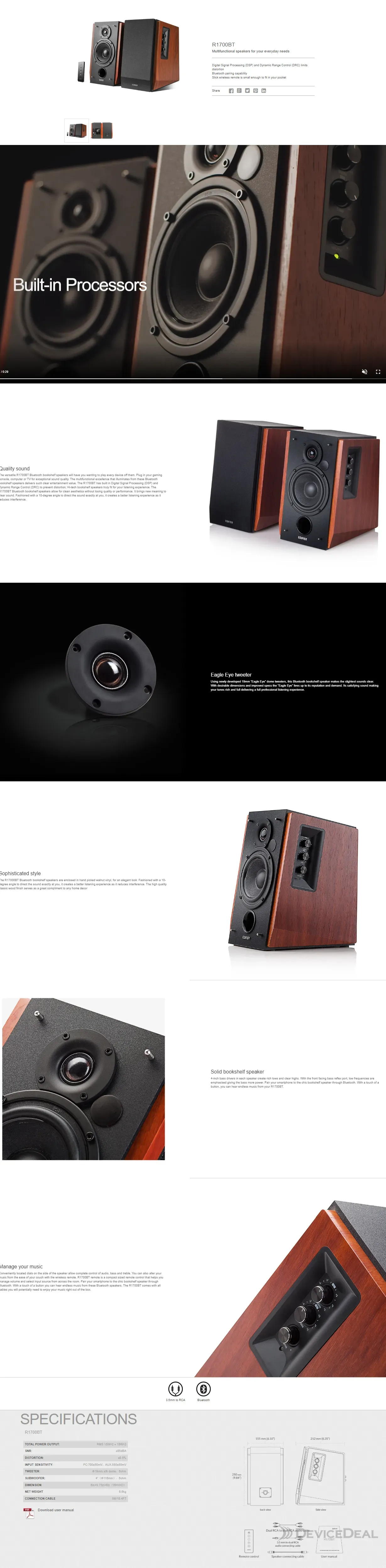 r1700bt black