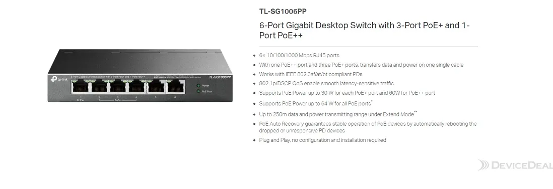 TL-SG1006PP