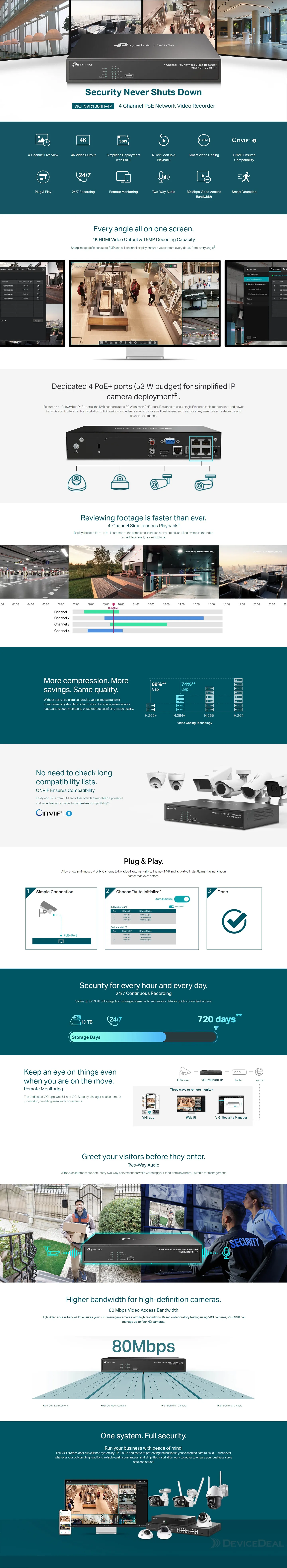VIGI-NVR1004H-4P