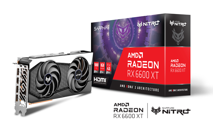 SAPPHIRE NITRO+ AMD RADEON RX 6600 XT GAMING OC 8GB Video Card 