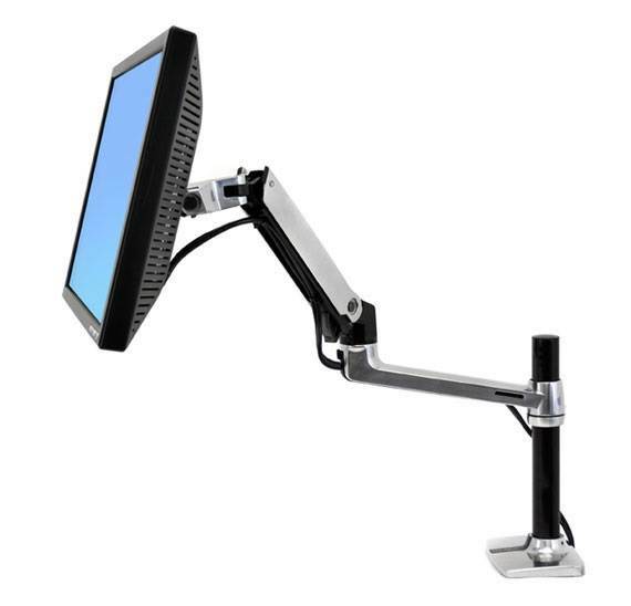 Ergotron 45 295 026 Lx Desk Mount Lcd Arm Tall Pole