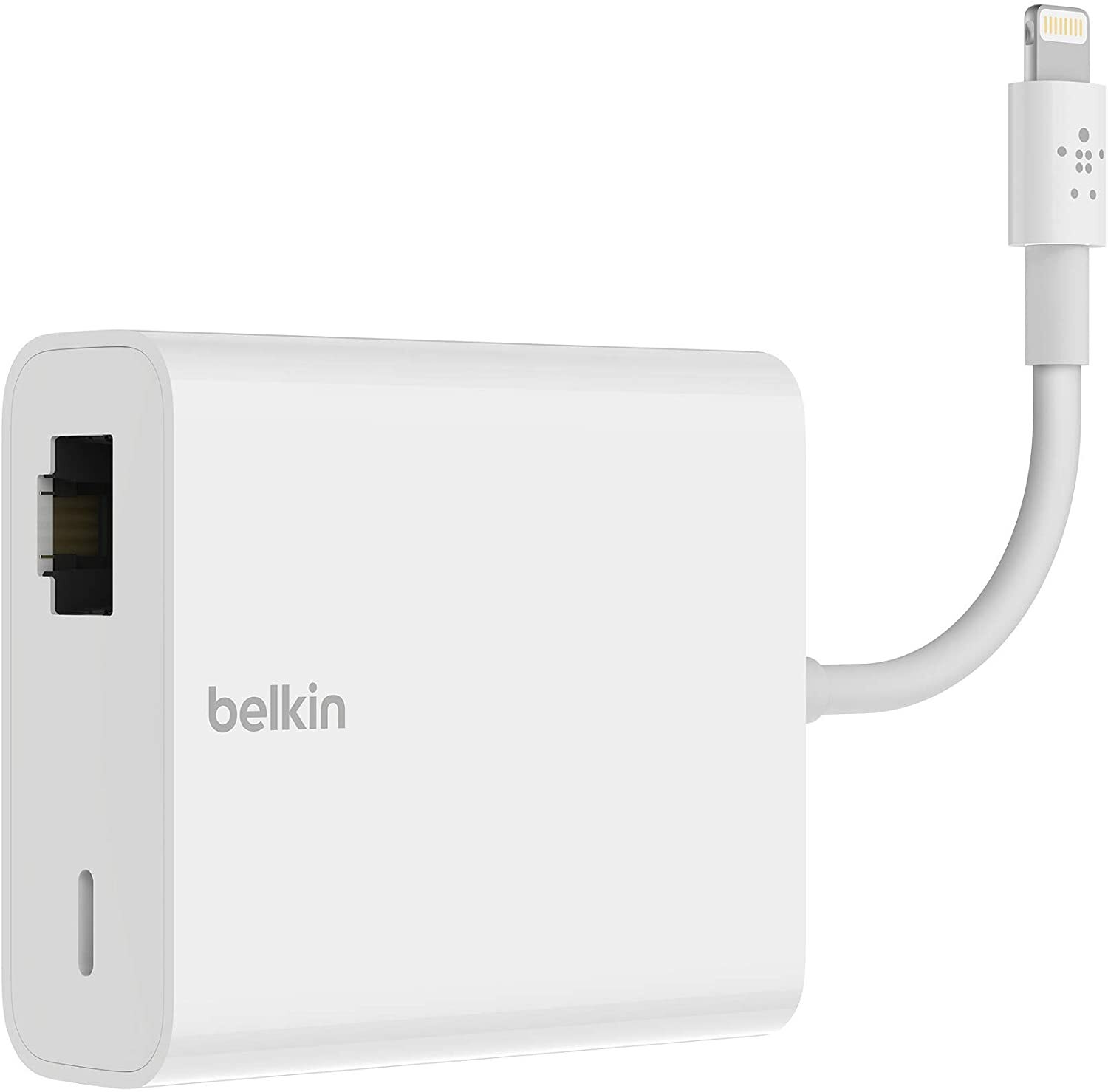 Belkin Ethernet Power Adapter with Lightning connector White