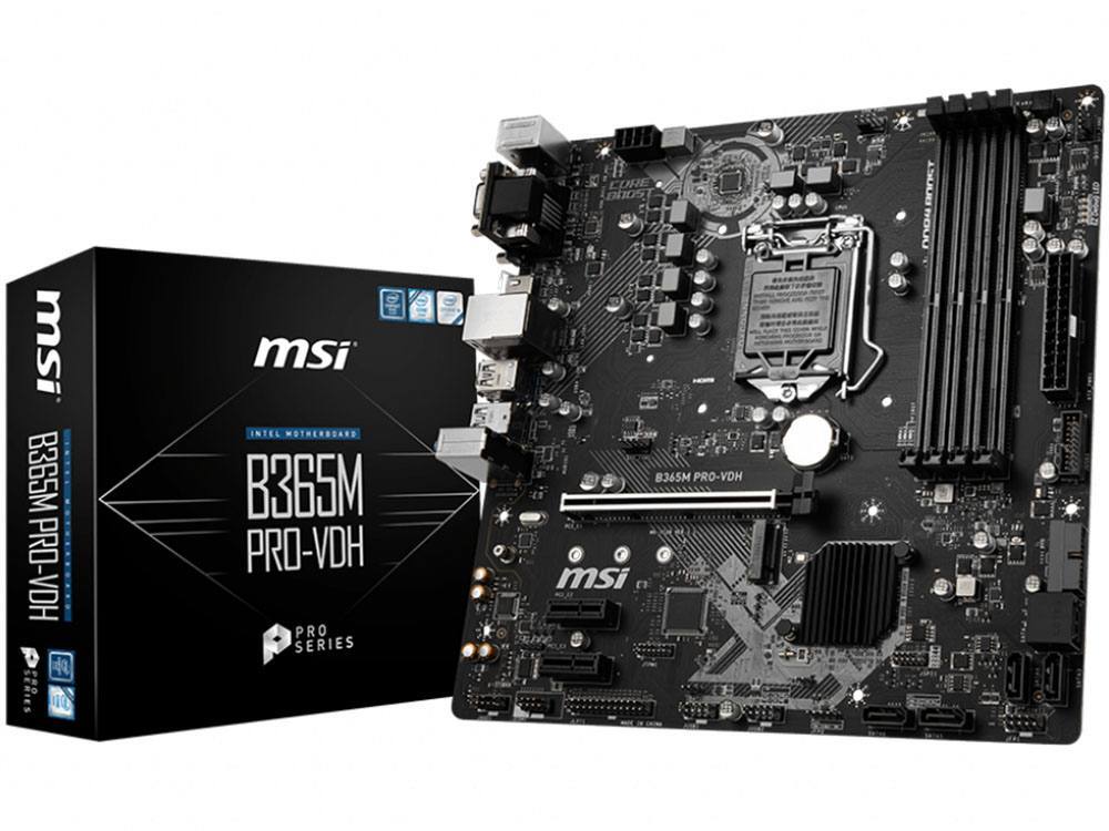 MSI B365M ProVDH Intel 9th Gen Motherboard B365M PROVDH