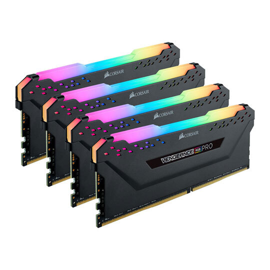 Corsair Vengeance RGB PRO 64GB (4x16GB) DDR4 3000MHz C16 Desktop