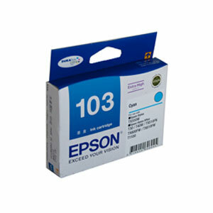 Epson 103 High Yield Cyan Ink Cartridge 815 pages C13T103292