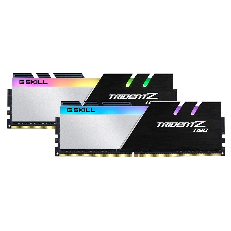 G Skill Trident Z Neo Rgb 32gb 2x 16gb Ddr4 3600mhz Memory 16 19 19 39 F4 3600c16d 32gtznc
