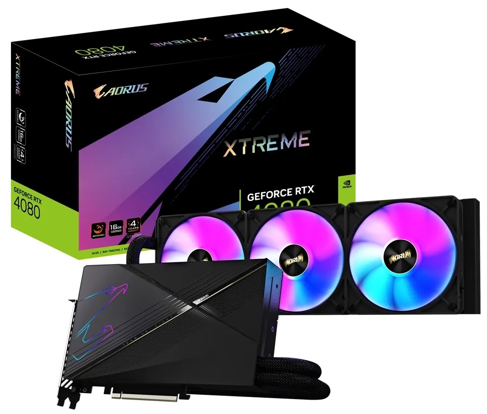 Graphics Card Rtx 3080 Xtreme Waterforce Wb Graphics Card Gigabyte
