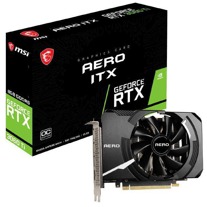 MSI GeForce RTX 3060 Ti AERO ITX 8G OC LHR, 8GB Video card |DeviceDeal