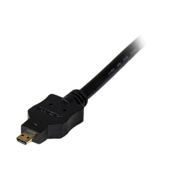 StarTech 2.0m Micro HDMI to DVI-D Male-Male Adapter Cable HDDDVIMM2M