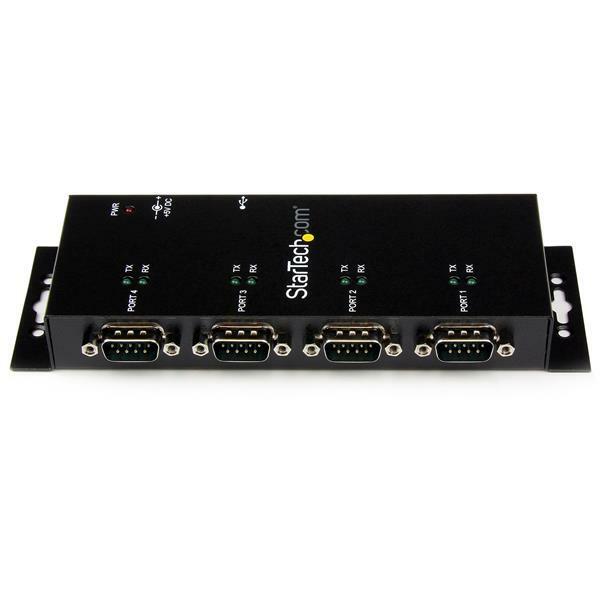 StarTech USB to 4-Port Straight-Through RS232 Serial Adapter ICUSB2324I