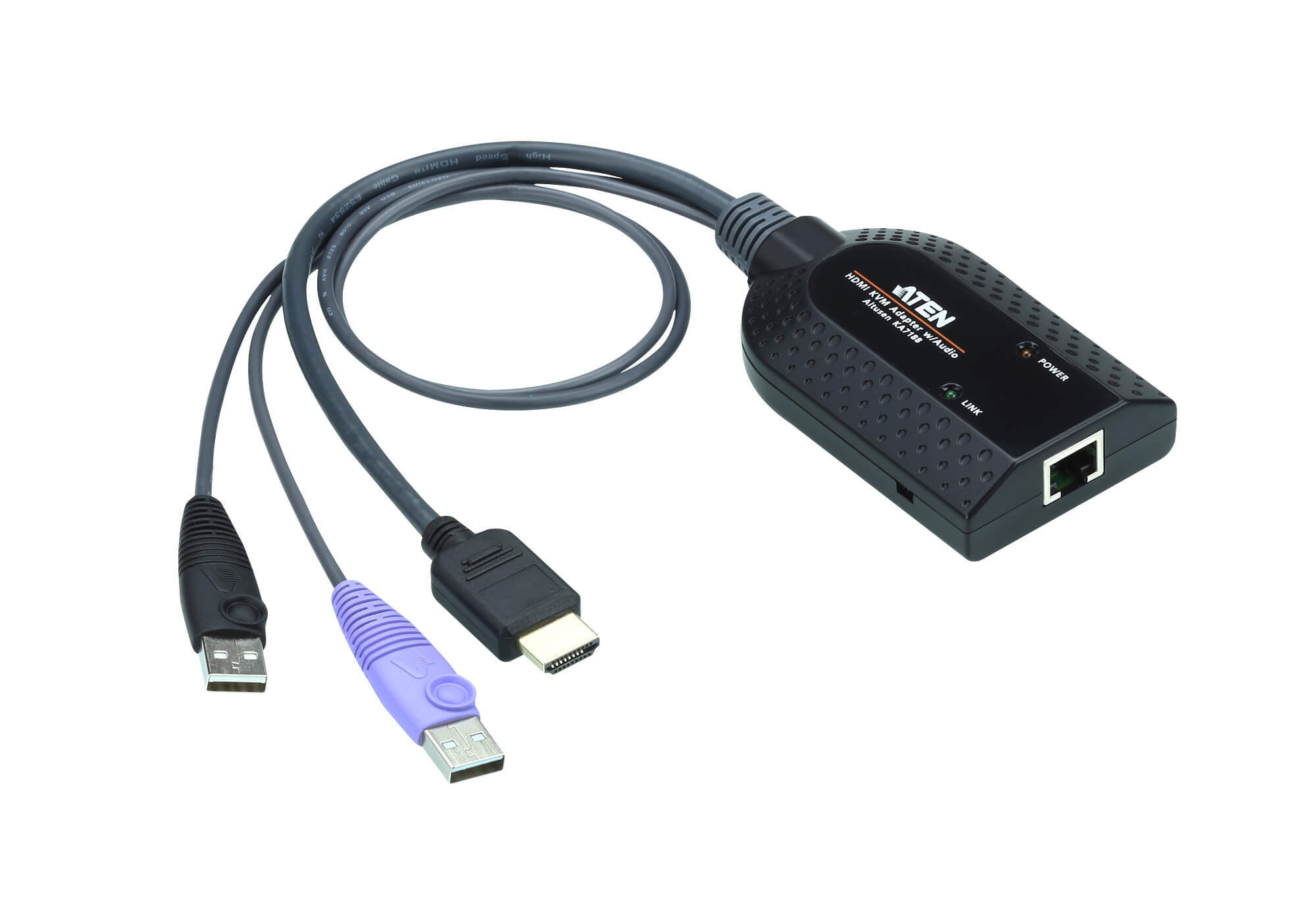 Aten Hdmi To Dvi Active Adapter ATEN USB HDMI Virtual Media KVM