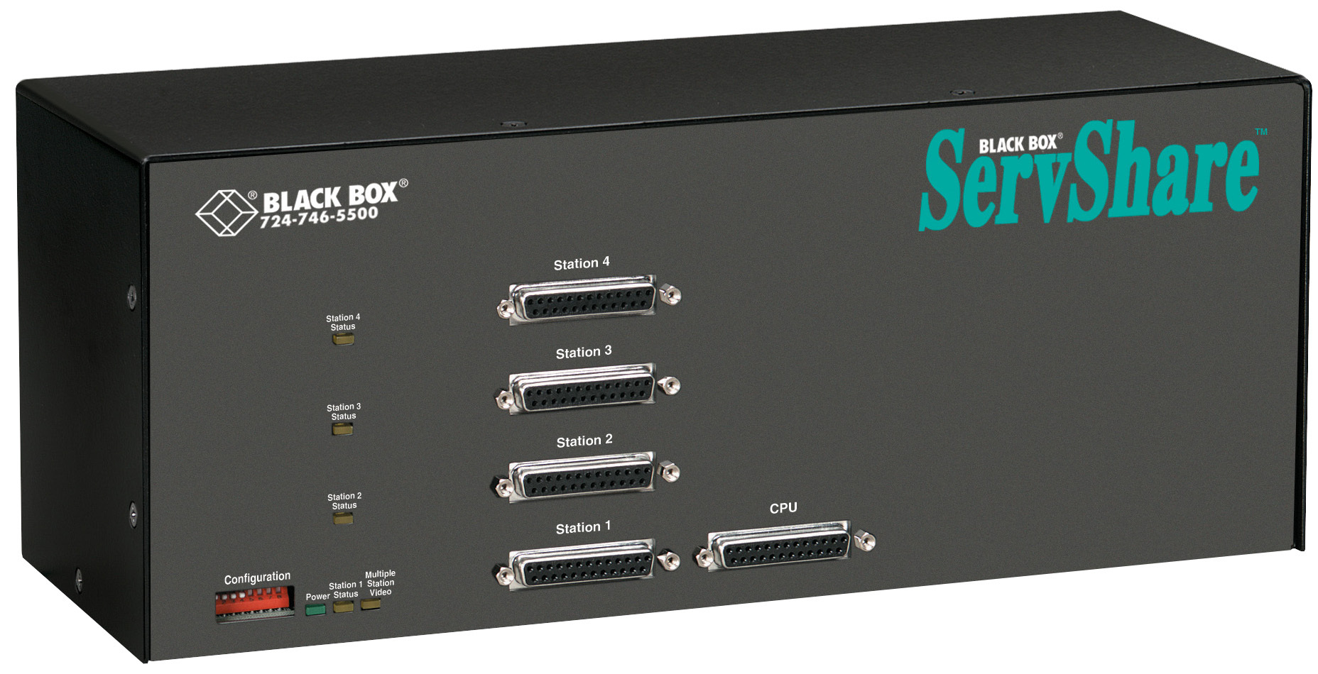 BLACKBOX Reverse KVM Switch 2Port VGA PS/2 (KV754A) DeviceDeal