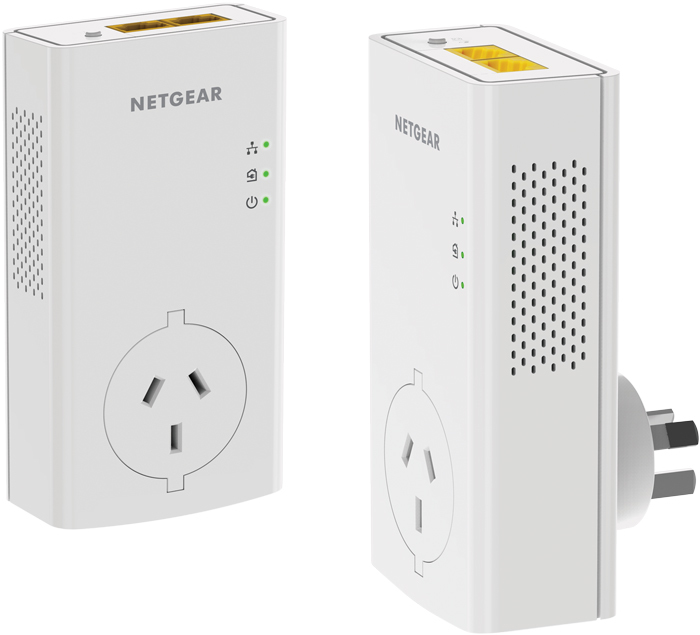 NETGEAR Powerline 2000 + Extra Outlet, PLP2000 - PLP2000-100PAS - Wireless  Adapters 