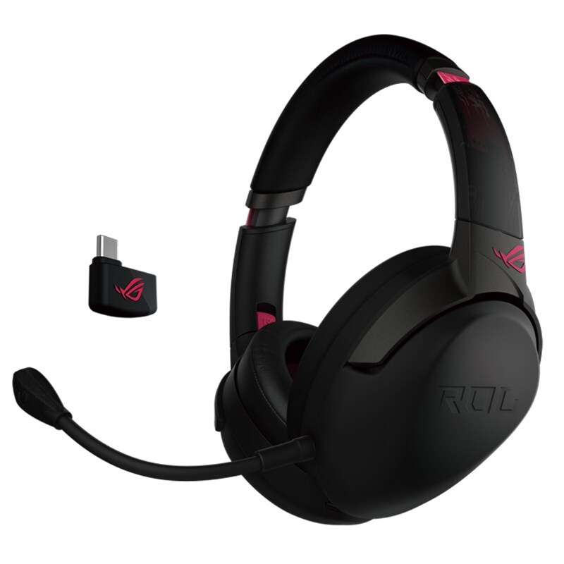ASUS ROG Strix GO GHz Wireless Gaming Headset Electro Punk