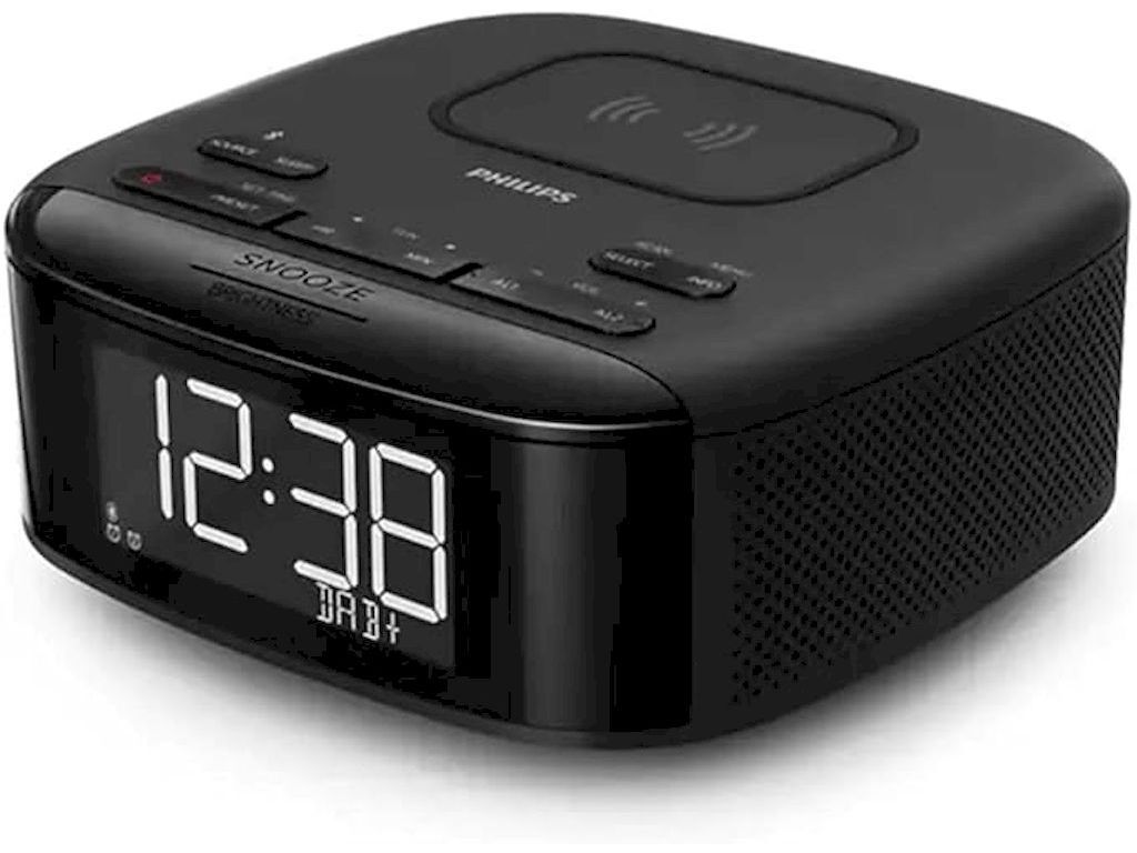 Philips TAR7705 DAB/FM Alarm Clock Radio with Qi Wireless Charging