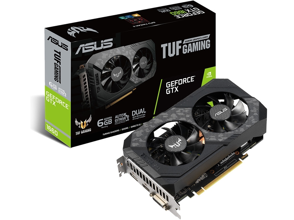 Asus Geforce Gtx 1660 Tuf Gaming Oc 6gb Graphics Card Tuf Gtx1660 O6g