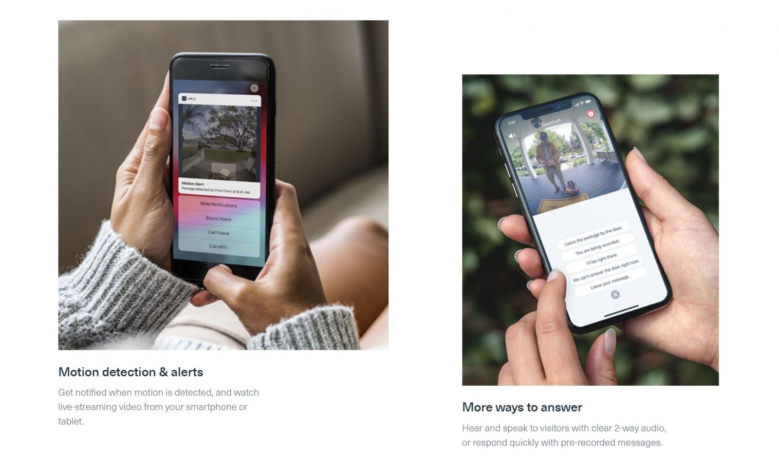 arlo smart chime speaker