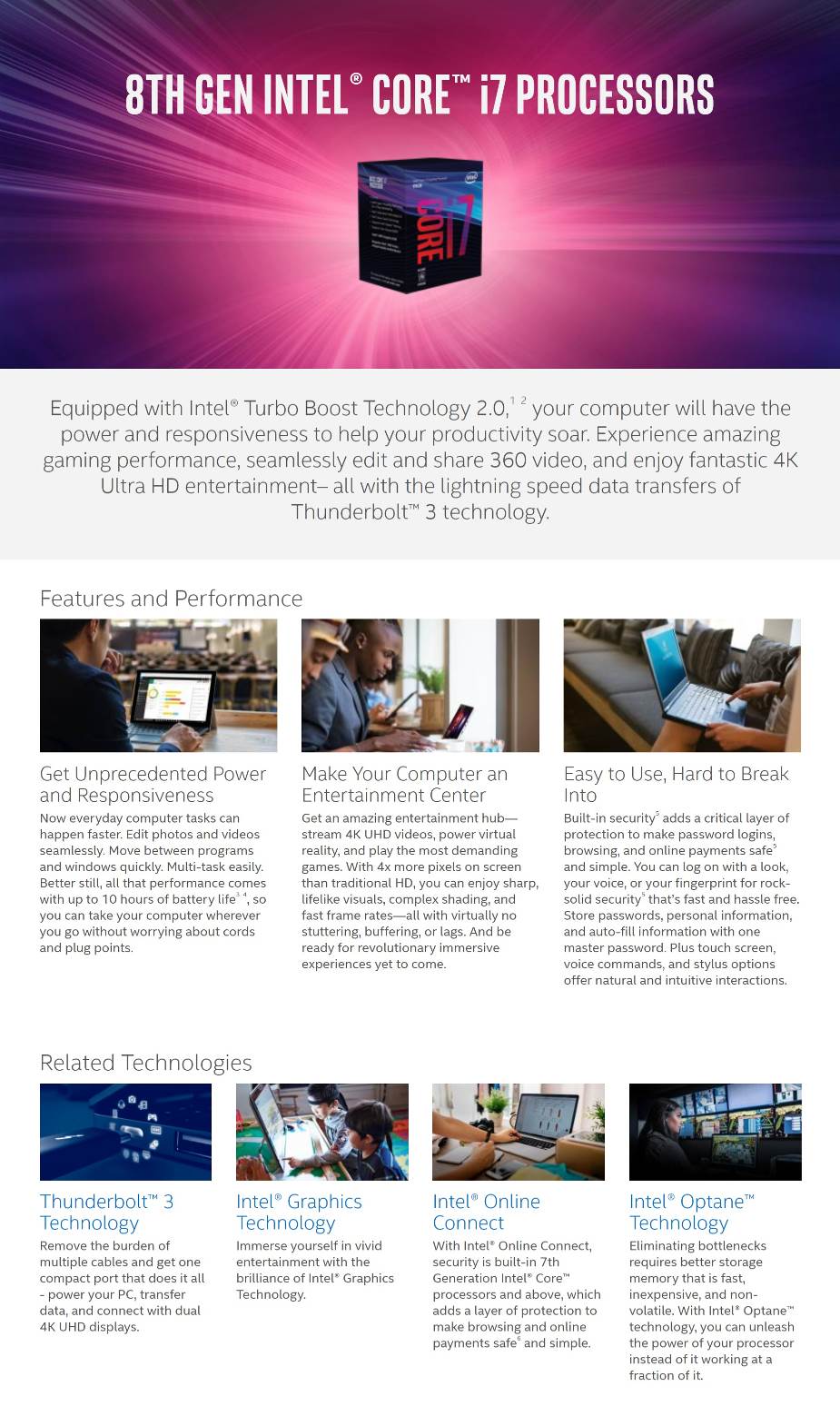 Intel Core I7 8700k Hex Core Lga 1151 2 3 70ghz Unlocked Cpu Processor