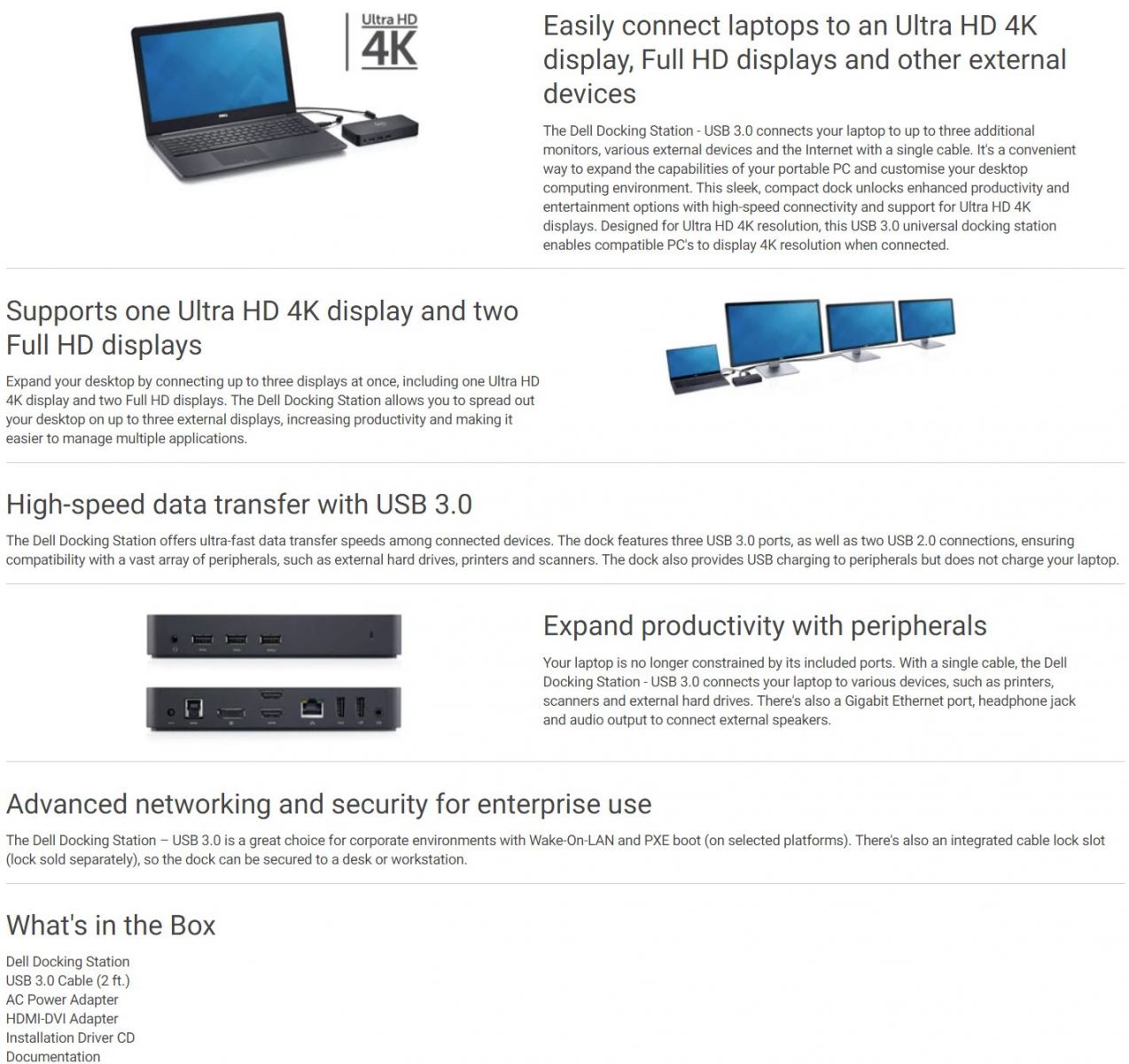 Dell Docking Station D3100