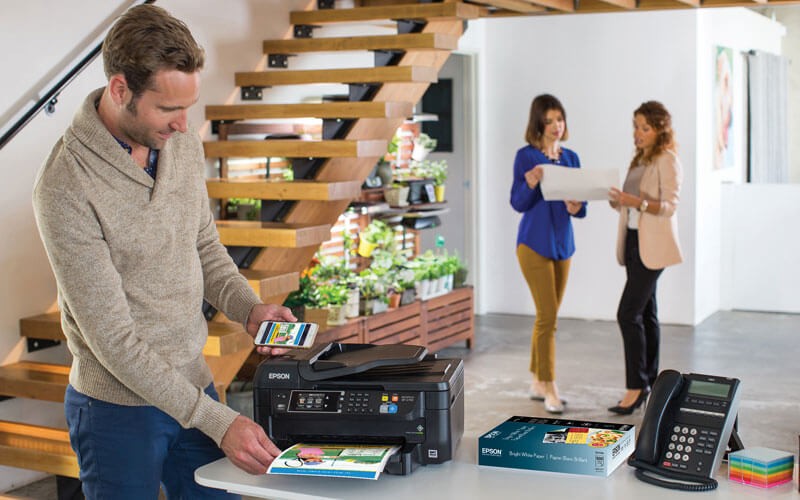 epson printers performance doesn't come with a cost on design. they are small and do not take lots of space of your desktop