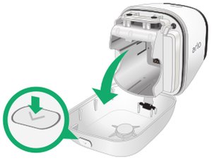 Arlo Go Open Battery Compartment