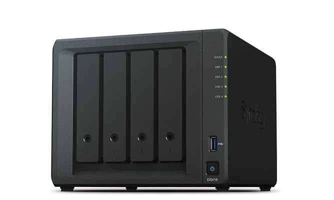 Synology four-bay NAS example
