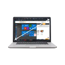 Laptop representing 13-inch to 13.9-inch screen sizes