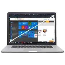 Large laptop representing 17-inch and larger screen sizes