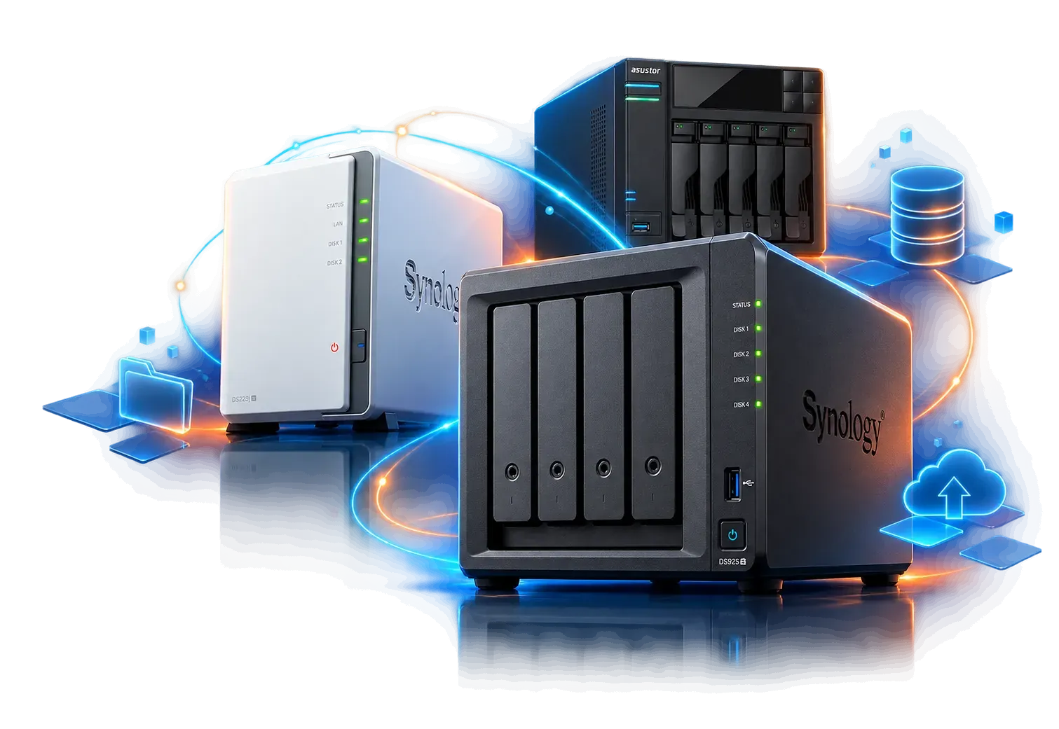 Network attached storage systems for home and business use