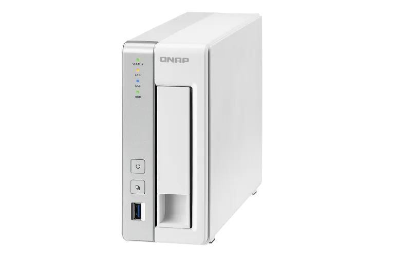 One-bay QNAP NAS example