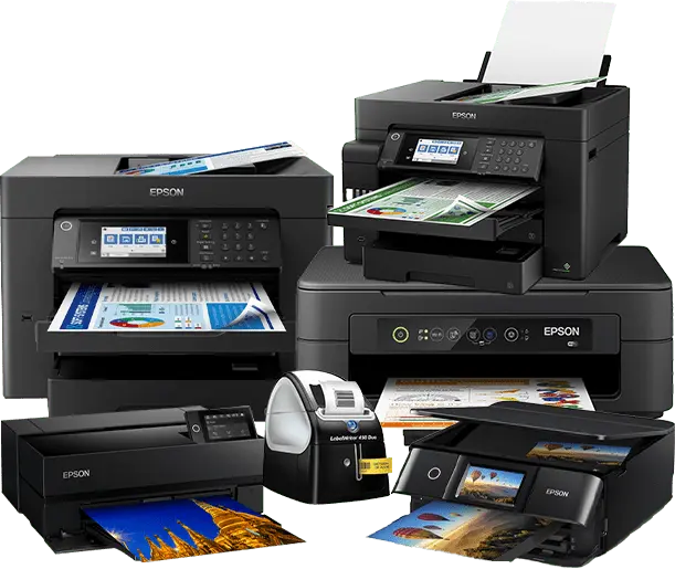 Selection of home and office printers